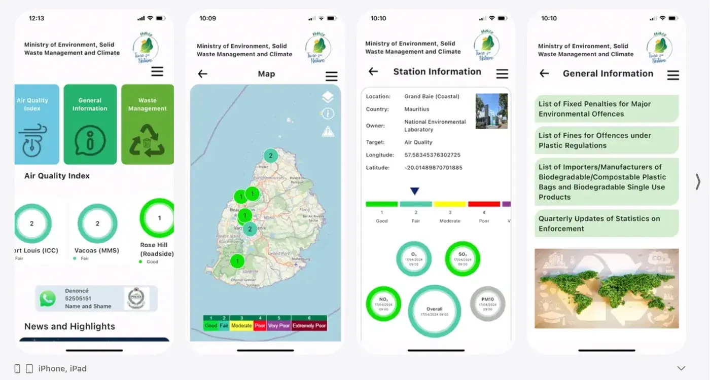 MoNatir app screenshots: Mobile App built by QubixCode